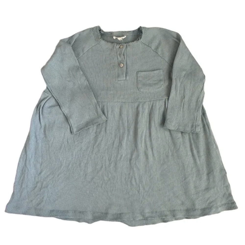 Piupiuchick Sage Green Rib Knit Dress